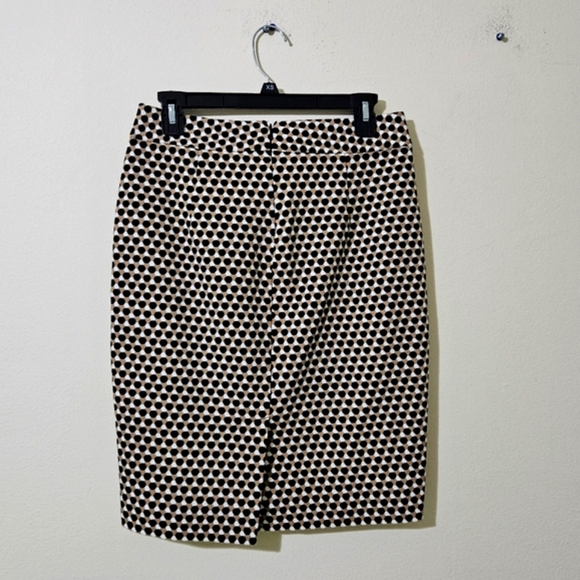 Ann Taylor Polka Dot Pencil Skirt - Picture 2 of 6